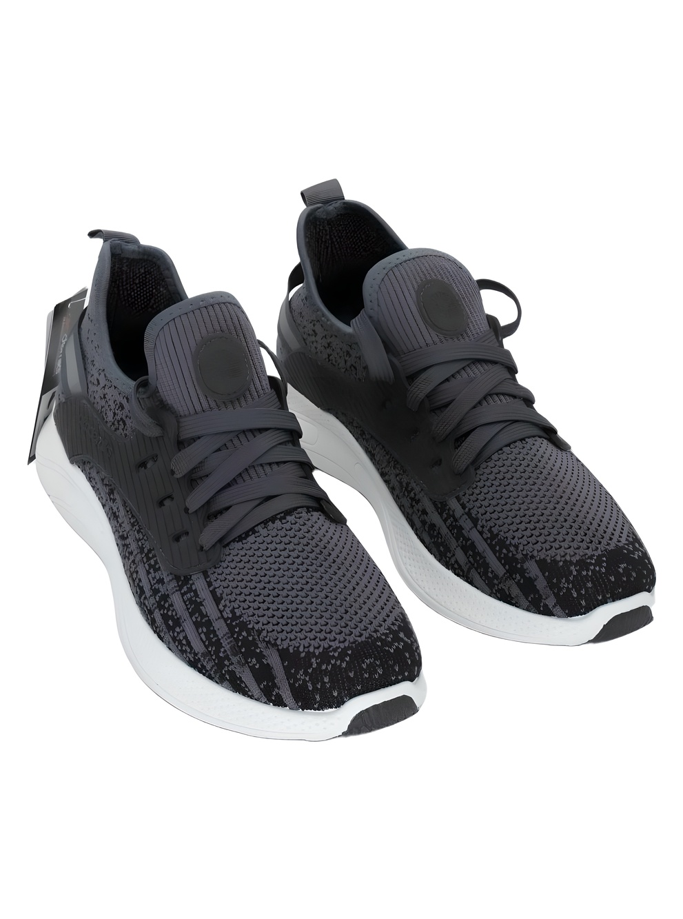 Akademiks Flight-01 Grey Knit Athletic Running Sneakers Size 9M